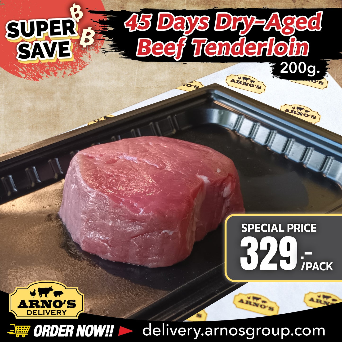 Beef Set of 3 - Rib eye, Sirloin,Tenderloin