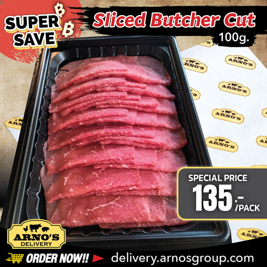 Shabu | Sliced Beef Butcher Cut +/- 100 g.