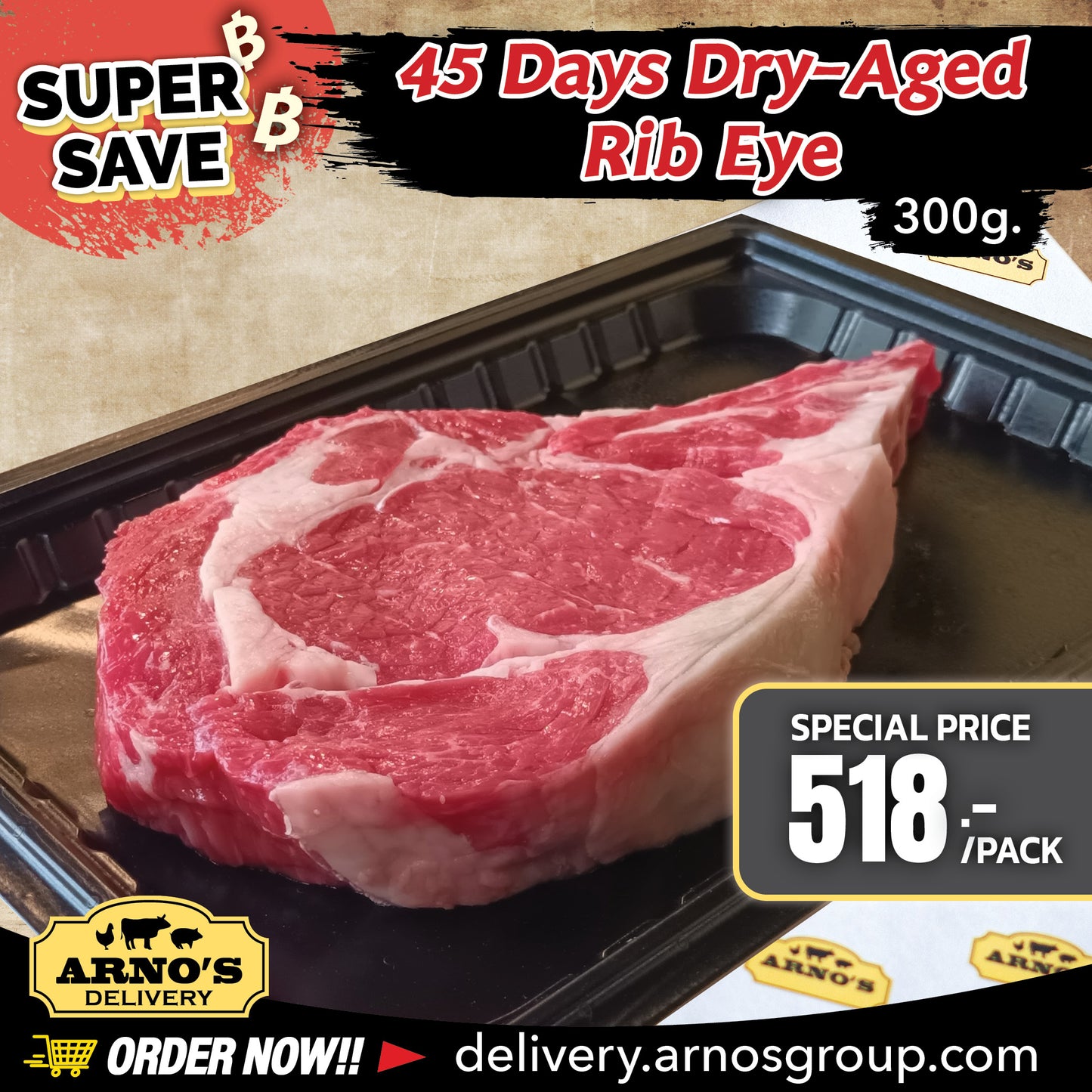 Rib Eye | 45 Days Dry Aged Beef